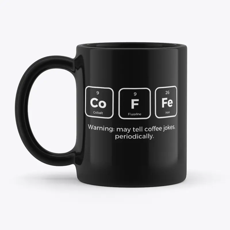 The Periodic Table of Coffee Humor